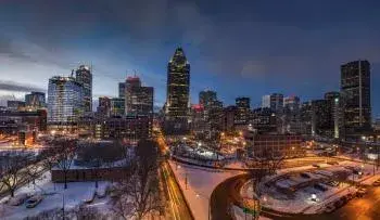Montreal Cityscape at Dusk